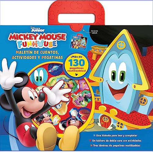 Mickey Mouse Funhouse. Maletín de cuentos, actividades y pegatinas (Disney. Mickey)